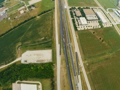I-35W between Alliance Blvd. and Eagle Pkwy. looking south