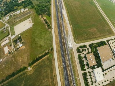 I-35W between Alliance Blvd. and Eagle Pkwy. looking south