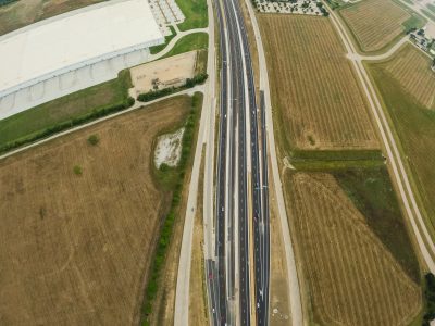 I-35W between Alliance Blvd. and Westport Pkwy. looking south