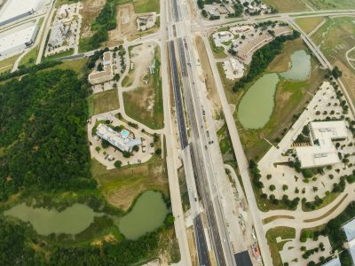 I-35W just north of Westport Pkwy. looking south
