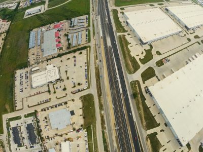 I-35W between Keller Hicks Rd. and Golden Triangle Blvd. looking south