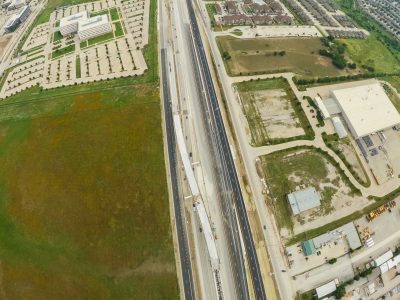 I-35W between Golden Triangle Blvd. and Heritage Trace Pkwy. looking south