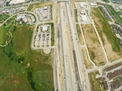 I-35W between Golden Triangle Blvd. and Heritage Trace Pkwy. looking south