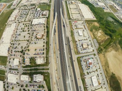 I-35W between N Tarrant Pkwy. and Heritage Trace Pkwy. looking south