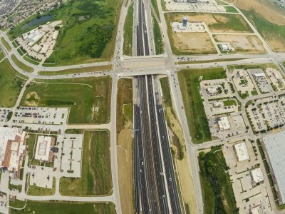 I-35W at N Tarrant Pkwy. looking south