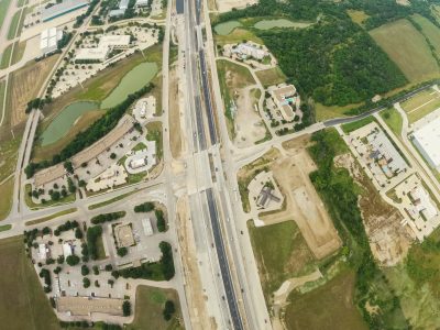 I-35W at Westport Pkwy. looking north