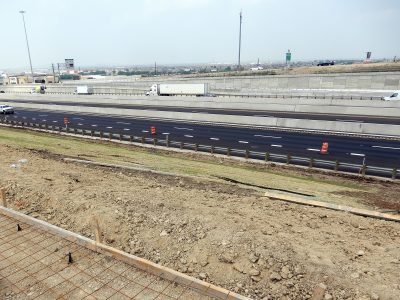Work on I-35W between N Tarrant Pkwy. and Heritage Trace Pkwy. 
