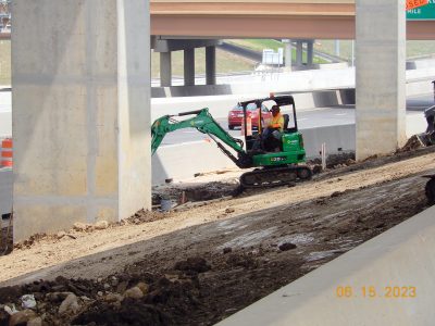 Work near the I-35W/SH 170 interchange