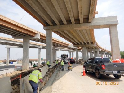 Work near the I-35W/SH 170 interchange