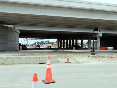 Work on Westport Pkwy. at I-35W
