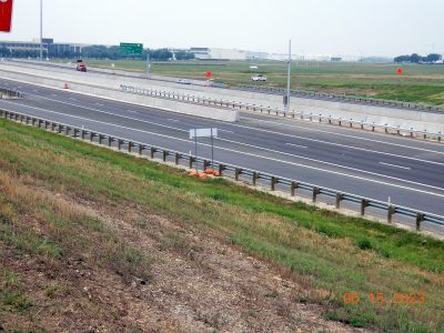 Work on I-35W between Westport Pkwy. and Alliance Blvd. 