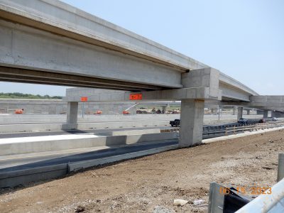 Work on I-35W between SH 170 and Westport Pkwy. 