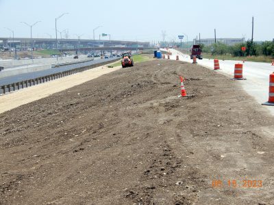 Work on I-35W between SH 170 and Westport Pkwy. 