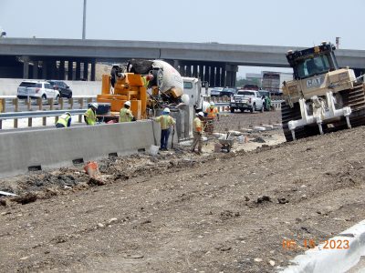 Work on I-35W between Heritage Trace Pkwy. and Golden Triangle Blvd. 
