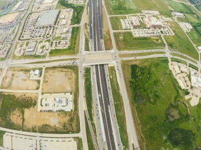 I-35W at N Tarrant Pkwy. looking north