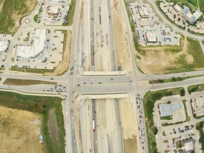 I-35W at Heritage Trace Pkwy. looking north