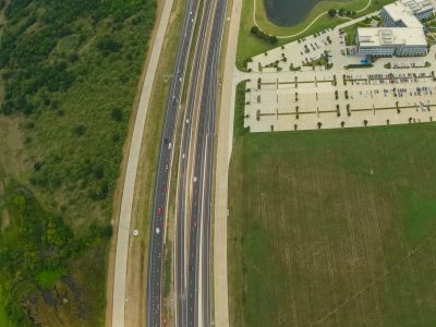 I-35W between Alliance Blvd. and Eagle Pkwy. looking south