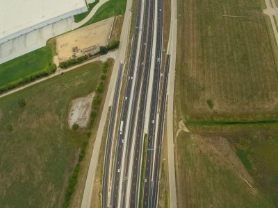 I-35W between Alliance Blvd. and Westport Pkwy. looking south