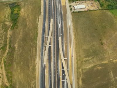 I-35W between SH 170 and Westport Pkwy. looking south