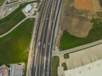 I-35W between Keller Hicks Rd. and Golden Triangle Blvd. looking south