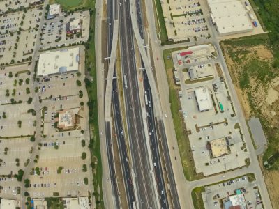 I-35W between N Tarrant Pkwy. and Heritage Trace Pkwy. looking south