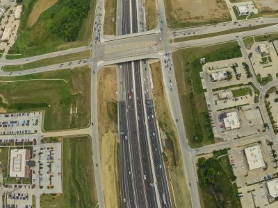 I-35W at N Tarrant Pkwy. looking south