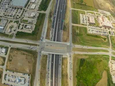 I-35W at N Tarrant Pkwy. looking north