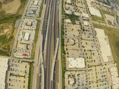 I-35W between N Tarrant Pkwy. and Heritage Trace Pkwy. looking north