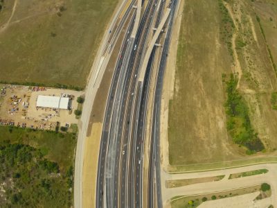 I-35W between SH 170 and Westport Pkwy. looking north