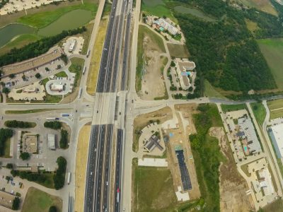 I-35W at Westport Pkwy. looking north