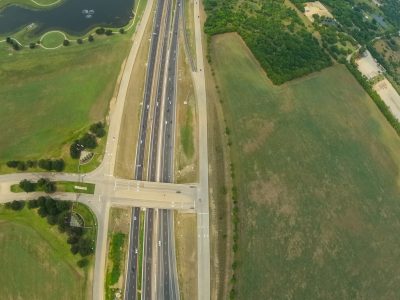 I-35W at Alliance Blvd. looking north