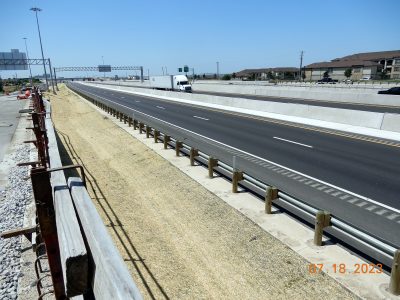 Work on I-35W between Heritage Trace Pkwy. and Golden Triangle Blvd. 