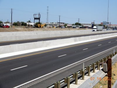 Work on I-35W between Heritage Trace Pkwy. and Golden Triangle Blvd. 