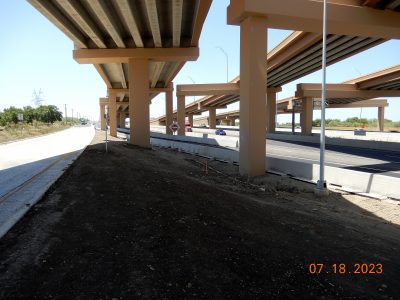 Work at the I-35W/SH 170 interchange