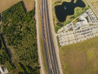 I-35W between Alliance Blvd. and Eagle Pkwy. looking south