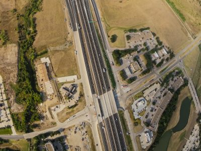I-35W at Westport Pkwy. looking south