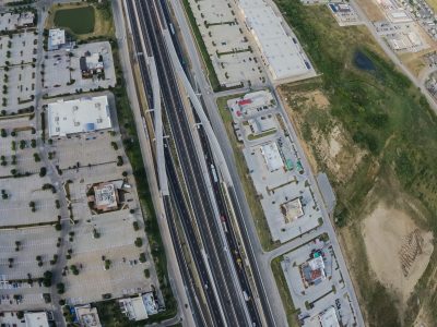 I-35W between N Tarrant Pkwy. and Heritage Trace Pkwy. looking south