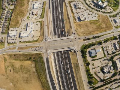 I-35W at Heritage Trace Pkwy. looking north