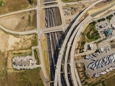 I-35W at SH 170 looking north