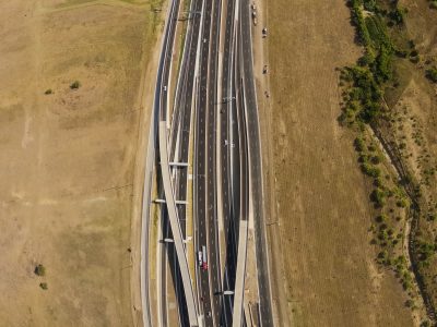 I-35W between SH 170 and Westport Pkwy. looking north