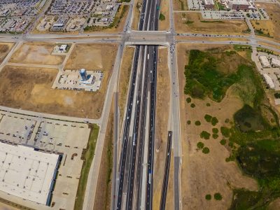 I-35W at N Tarrant Pkwy. looking north