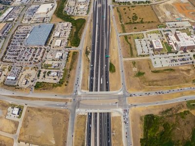 I-35W at N Tarrant Pkwy. looking north