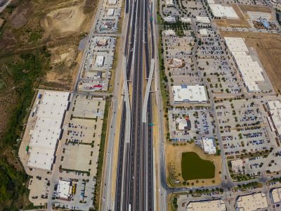 I-35W between N Tarrant Pkwy. and Heritage Trace Pkwy. looking north