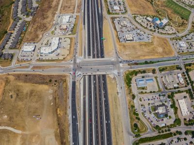 I-35W at Heritage Trace Pkwy. looking north