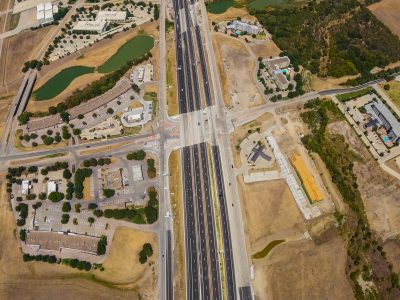 I-35W at Westport Pkwy. looking north