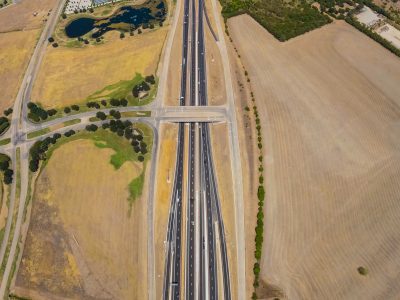 I-35W at Alliance Blvd. looking north