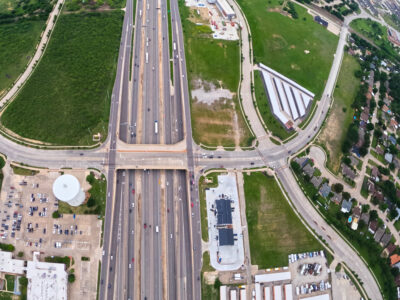 I-820 at Haltom Rd. looking east