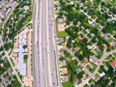 I-820 between Holiday Ln. and Texas Blvd. 26 looking east