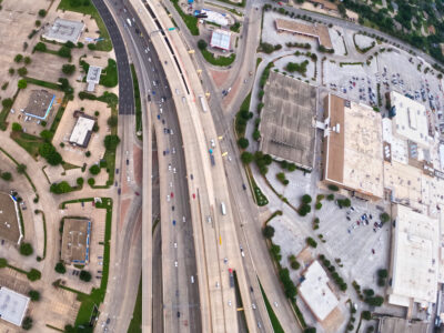 SH 121/183 at Bedford Euless Rd. looking east