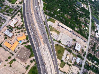 SH 121/183 between Bedford Euless Rd. and Precinct Line Rd. looking east
